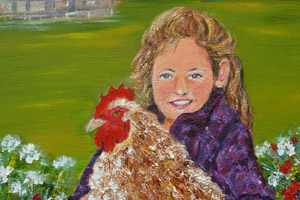 Girl with Hen