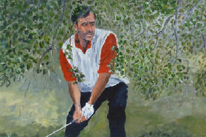 Seve Ballesteros -- Coming Out of the Wood